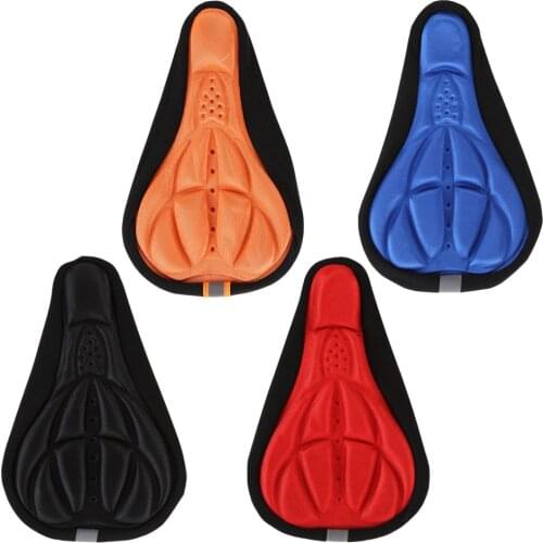 Bicycle Saddle Seat Cover Pad MTB Road Bike Soft Cushion Comfort Mat Cycling Thickened Extra 3D Seat Bike Accessories