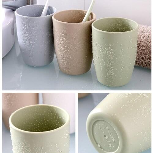 Eco-friendly Thick Circular Cups Toothbrush Holder Cup PP Rinsing Tooth Mug Cup AUG889