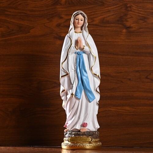 Classic nun Virgin Mary statue ornaments resin crafts home furnishings