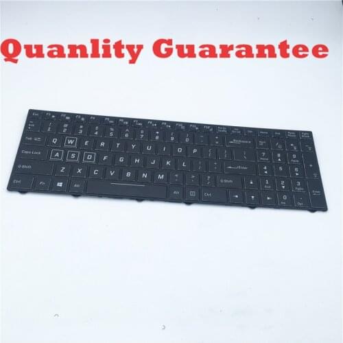 Keyboard For CVM15F23USJ430D/CVM15F23USJ430B 1701057808M 6-80-N8500-010-1 US with RGB backlight US version keyboard
