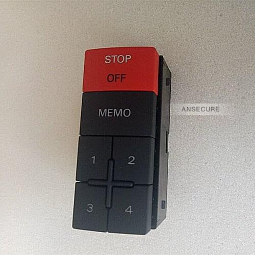 POWER SEAT MEMORY SWITCH backrest headrest adjustment BUTTON FOR AUDI A4 B6 B7 Avant Quattro 8E0 959 769