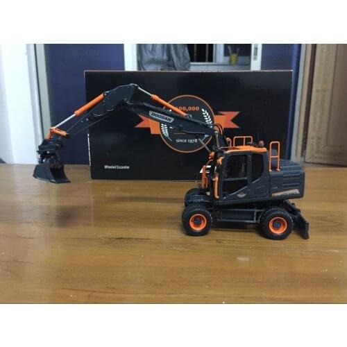 Rare Diecast Model Toy Decoration 1:50 Doosan DX140W Wheeled Excavators Construction Vehicle Toy for Collection,Gift