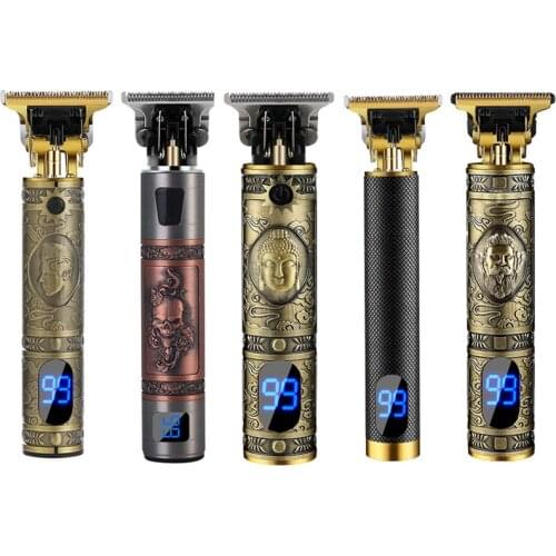 2021 LCD Hair trimmer machine for men Hair clipper professional Hair cutting machine Electric Shaving Beard Trimmers