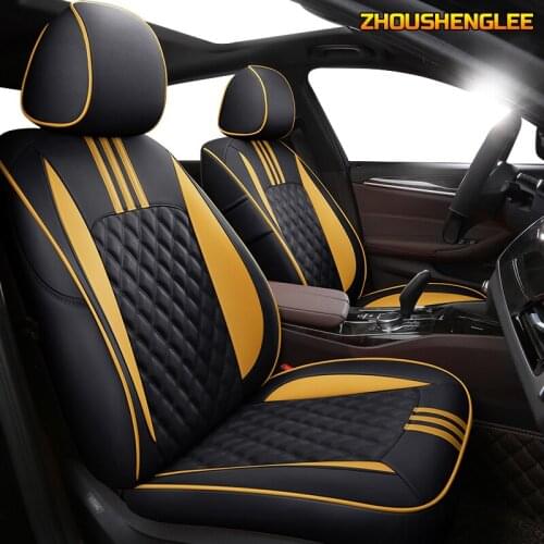 Custom Leather car seat cover set For SsangYong Rodius ActYon Rexton Chairman Kyron Korando Tivolan Automobiles Seats