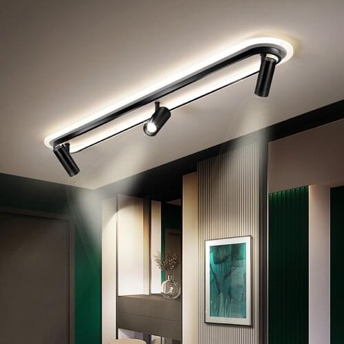 2021 new modern minimalist LED ceiling lamp living room background wall ceiling spotlight cloakroom bar aisle light
