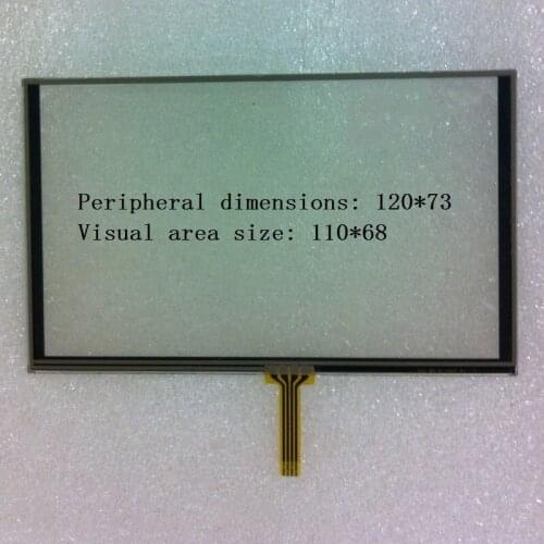 New 5 inch 4-wire resistance TOUCH screen 120*73 H500HD TOUCH