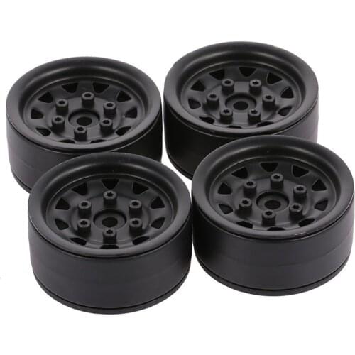 4PCS Metal Beadlock 1.9 Wheel Rim for 1/10 RC Rock Crawler Traxxas TRX-4 TRX4 D90 D110 TF2 Axial SCX10 RC Car Accessories