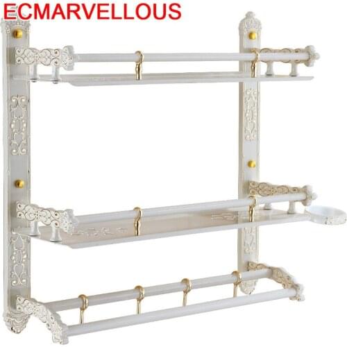 Porta Bagno Hairdryer Estante Shampoo Holder Hair Dryer Estanteria Shelves Banheiro Salle De Bain Wall Shelf Bathroom Organizer