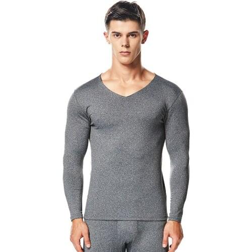 Casual Underwear Hight Stretch Long Johns Set Men Brand Thermal Underwear Sets Men Blue Warm