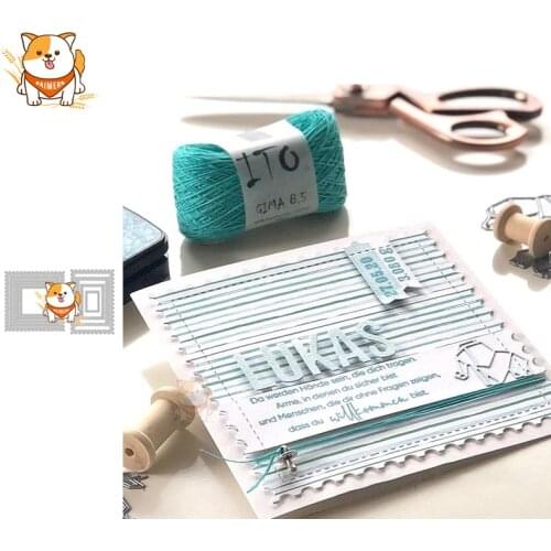 Background Frame Metal Cutting Dies Mold Knife Scrapbooking Stencil DIY Embossing Craft Die Cuts Card Making New Dies For 2020