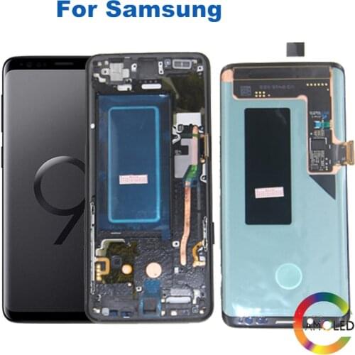SUPER AMOLED For SAMSUNG Galaxy S9 LCD Touch Screen Digitizer S9 LCD G960 G965 LCD Repair Parts