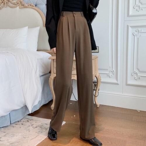 Wenaiyi Women's Straight Trousers