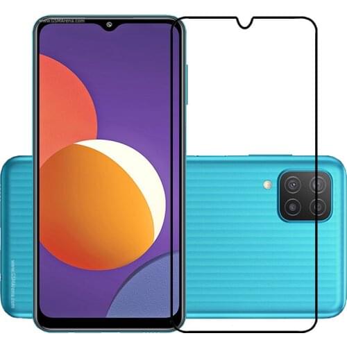 75 Pcs/Lot 2.5D Premium Tempered Glass for Samsung Galaxy M12 Full Cover Screen Protector Protective Film for Samsung Galaxy M12
