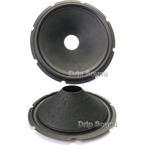 10" inch 245mm 49.5mm Core Speaker Cone Paper Basin Woofer Drum Paper Rubber Edge Trumper Bass Repair Parts #1