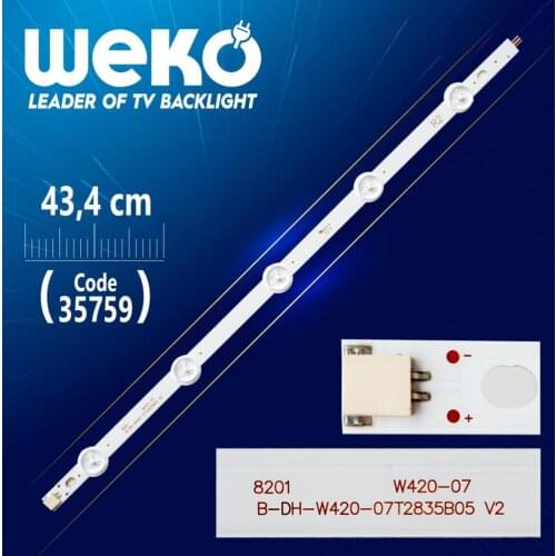 42 ROW2.1 REV 0.6 1 R2-TYPE 6916L-1217A - 43.4 CM 5 LED- (WK-1227)