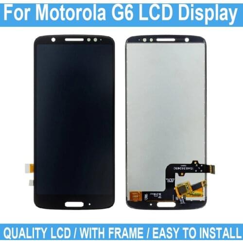 5.7" New LCD Repair Parts For Motorola Moto G6 XT1925 XT1925-3 XT1925-5 Display Touch Screen For Motorola G6 Digitizer Assembly