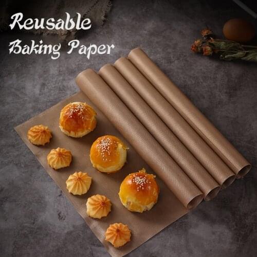 Reusable Baking Mat Washable Oven Sheet Oilpaper High Temperature Resistant Bread Cookie Pastry Non Stick Baking Sheet Oilcloth