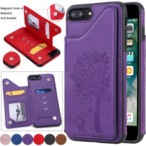 Wallet Card Case For iPhone SE 2020 8 7 6 6S Plus 12 11 Pro XS Max X XR Leather Cover For Samsung Note 20 S20 S10 S9 S8 Coque