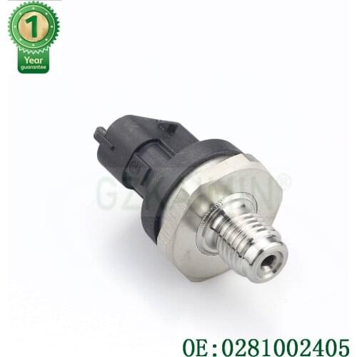 100% NEW Free shipping FUEL RAIL HIGH PRESSURE SENSOR for BMW 3 5 7 SERIES X5 2.5 3.0 330 525 530 730 D XD 0281002405