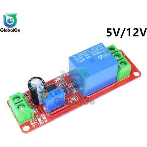 DC 5V 12V Delay NE555 Trigger Time Relay Shield Timing Timer Control Car Relays Timer Delay Switch Module Board Diy Tool
