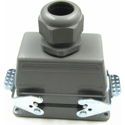 HDC-HD-040-M/F Heavy Load Connector 40 Core Rectangle Plug Socket Cold Pressure Pin Type