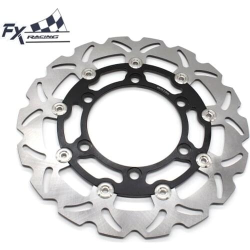 FX Motorcycle 280mm Floating Front Brake Disc Rotor For Honda CBR150R 2000-2003 Aluminum+Stainless Steel Accessories