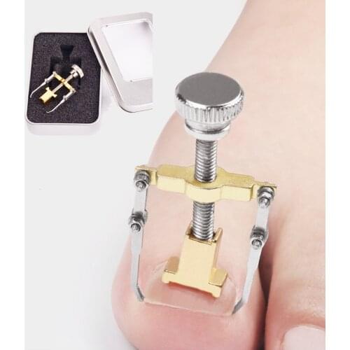 Stainless Steel Pedicure Treatment Ingrown Toenail Corrector Pedicure Foot Nail Care Tools Onyxis Bunion Correction Tool LJ21