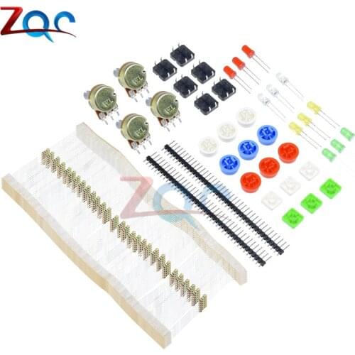 Electronic Parts Pack KIT For ARDUINO Component Resistors Switch Button