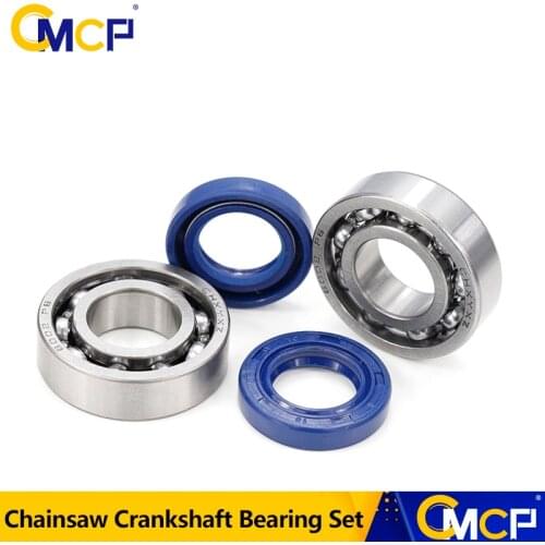 4pcs Seals And Crankshaft Bearing Set Chainsaw Oil Seal Kit Fit For STIHL MS180 MS170 170 180 Chainsaw Crankshaft Bearing