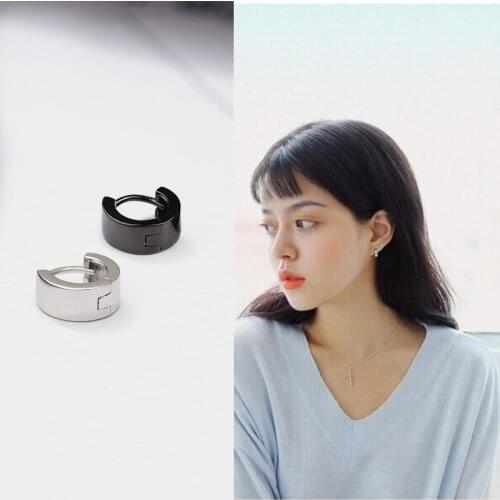 Plata 925 Sterling Silver Earrings Jewelry Round Clip Earrings Pure 925 Silver Earrings Brincos Pendientes de plata