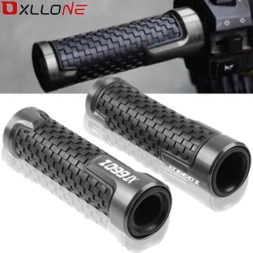 7/8"22mm Motorcycle Accessories Handlebar grips Moto Handle bar ends CNC Aluminum Hand cap For YAMAHA XT660 Z XT660 Z 2004-2017