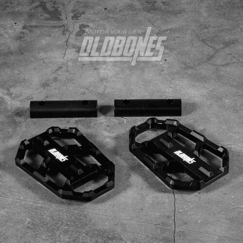 Motorcycle Aluminum Wide Foot Rest Pegs Pedals for BMW G310GS 310GS G310 R1200 GS R1200GS S1000XR F750GS F850GS