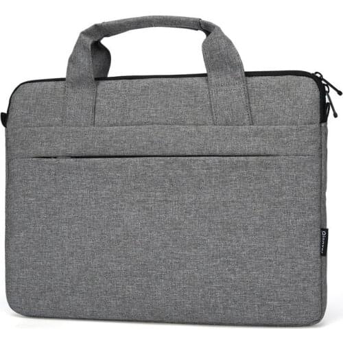 Solid color Laptop Bag Large capacity thin Shoulder slung Computer Bag Inner Bag Waterproof Notebook Bag Handbag Briefcase