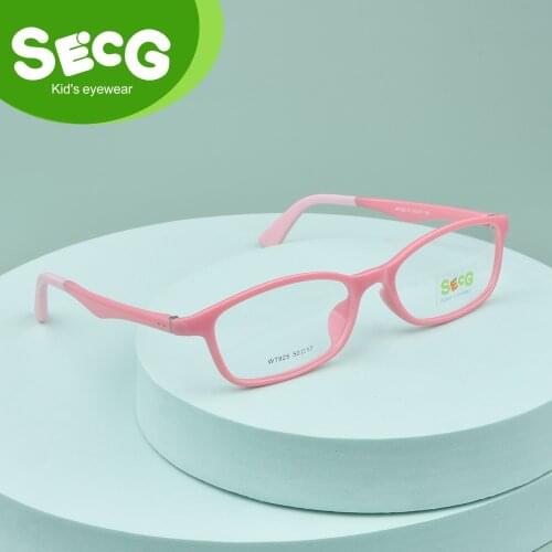 SECG Teenage Eyeglasses Frame New PPSU Material Childrens Glasses Ultra Light Kids Eyewear Fashion Student For Boys And Girls