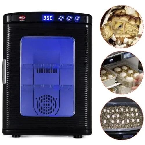 12V/220V-240V Chameleon Lizard Turtle Incubator Box Portable Reptile Egg Incubator Thermostat Box
