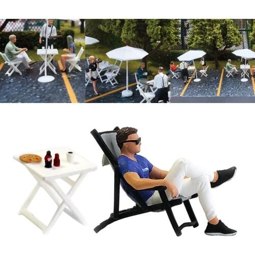 RM 1/64 Plastic Drinking Coffee Street Scene Railway Landscape