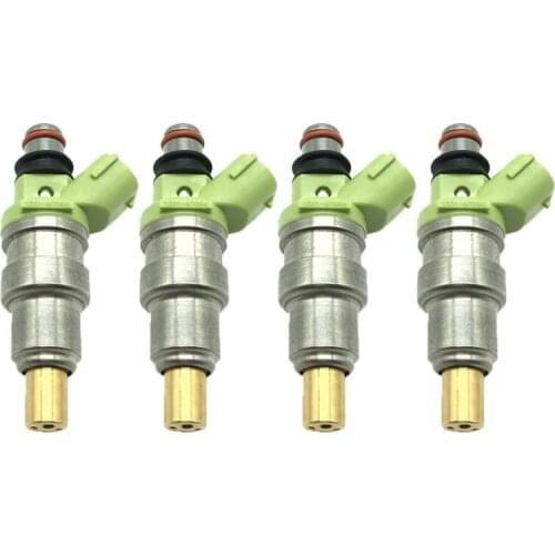 4pcs 1001-87096 800cc Fuel injector for NISSAN Skyline GT-R 200SX MITSUBISHI Lancer EVO 1-9 MAZDA RX-7 OEM 100187096