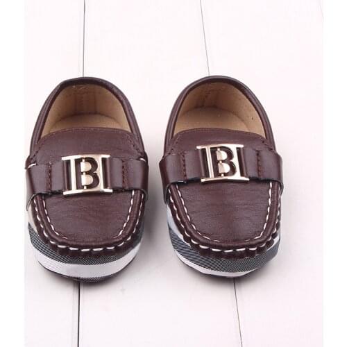 Spring and Autumn fashion Newborn baby shoes boys girls Plaid canvas stitching PU soft sole toddler shoes