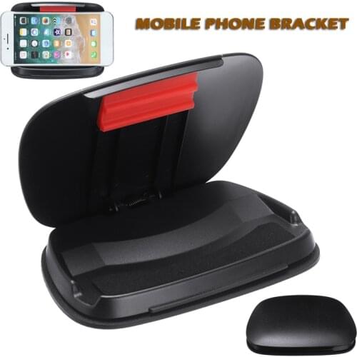 MAYITR 1pc Universal Adjustable Car Phone Stand Holder Portable Durable Anti-slip Mobile Phones Clip Bracket For 3 -5.8 Inches
