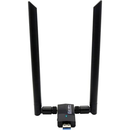USB 3.0 Wifi Adapter AC 1200Mbps Long Range Wifi Dongle 5.8GHz/2.4GHz Dual Antennas WiFi Adapter For PC Desktop Laptop