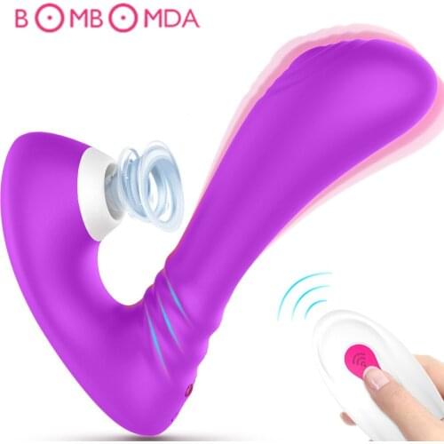 Clitoris Sucker Vibrating Panties Sex Toys for Couples Wireless Remote Control Dildo Vibrator Muti-speed Blowjob Erotic Vibrator