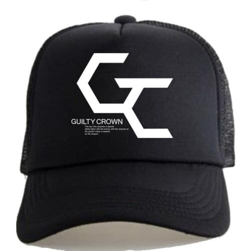 Japan Guilty Crown Comic Anime Women Men Boys Girls Hat Baseball Mesh Cap Cosplay