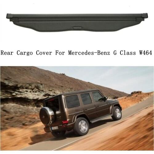 Rear Cargo Cover For Benz G Class W464 G500 G63 G550 G350 G65 2019 + Privacy Trunk Screen Security Shield Shade Auto Accessories