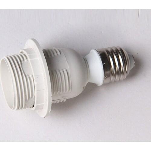 Simple Screw Conversion E27 to E27 Lengthening Lamp Base Special Adaptor Lamp Holder Head for Lampshade 10pcs