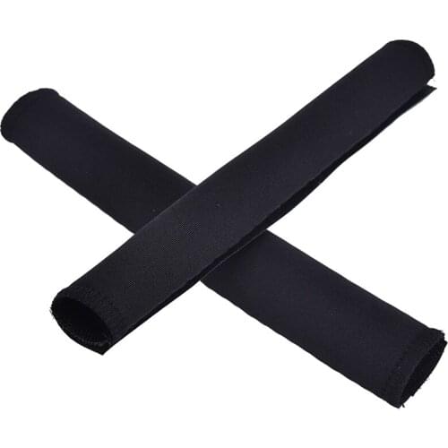 2Pcs Bike Bicycle Cycling Chain Stay Frame Protector Tube Wrap Cover Guard Bicycle Parts Black
