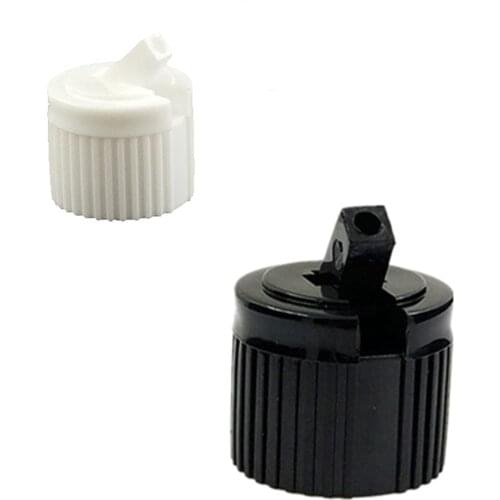 20-410 ribbed side plastic Spout Top Caps Dispensing TURRET Cap 10pc