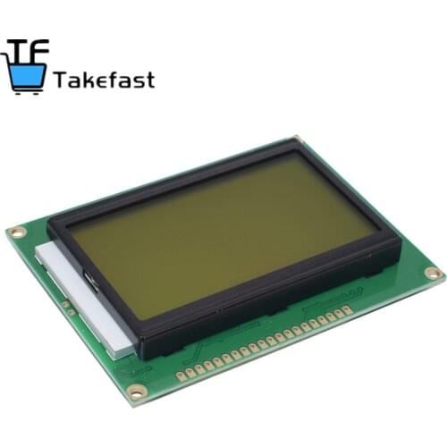128*64 DOTS LCD module 5V blue screen 12864 LCD with backlight ST7920 Parallel port LCD12864