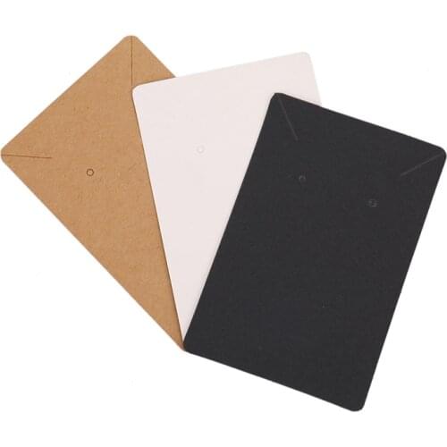 50PCS/bag Earrings And Necklace Display Cards Cardboard Earring Package Hang Tag Card For Ear Studs Earring Necklaces