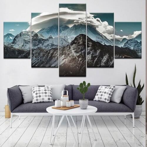 5D Diy diamond painting 5 Pieces Snow Mountains Landscape Diamond Mosaic Rhinestone Embroidery cross stitch Handicraft Gift,I134