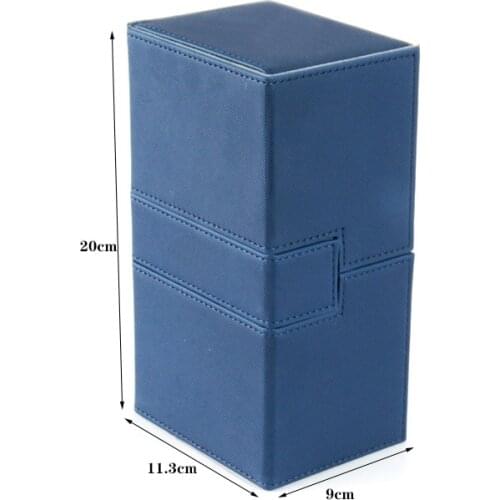 Large Size Blue Card Case Deck Box Red Storage Box For Board Game Cards MTG/TCG/PKM/PTCG/YGO Yugioh Can Hold 200+ Cards